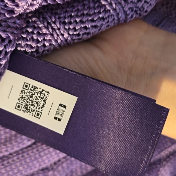 Ralph Lauren Purple Collection Cable Knit Sweater - Women's Lightweight Crewneck - Picture 6 of 7